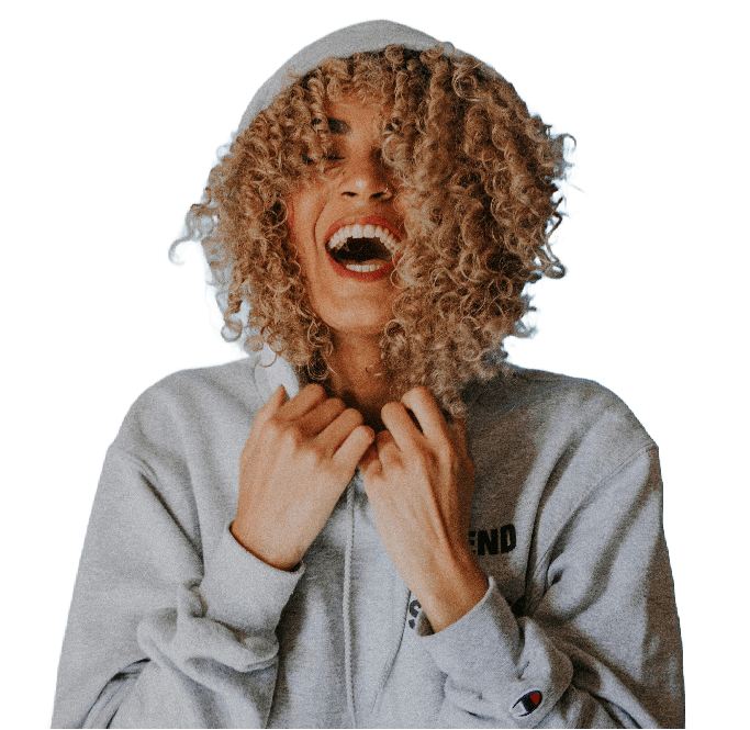 Happy person